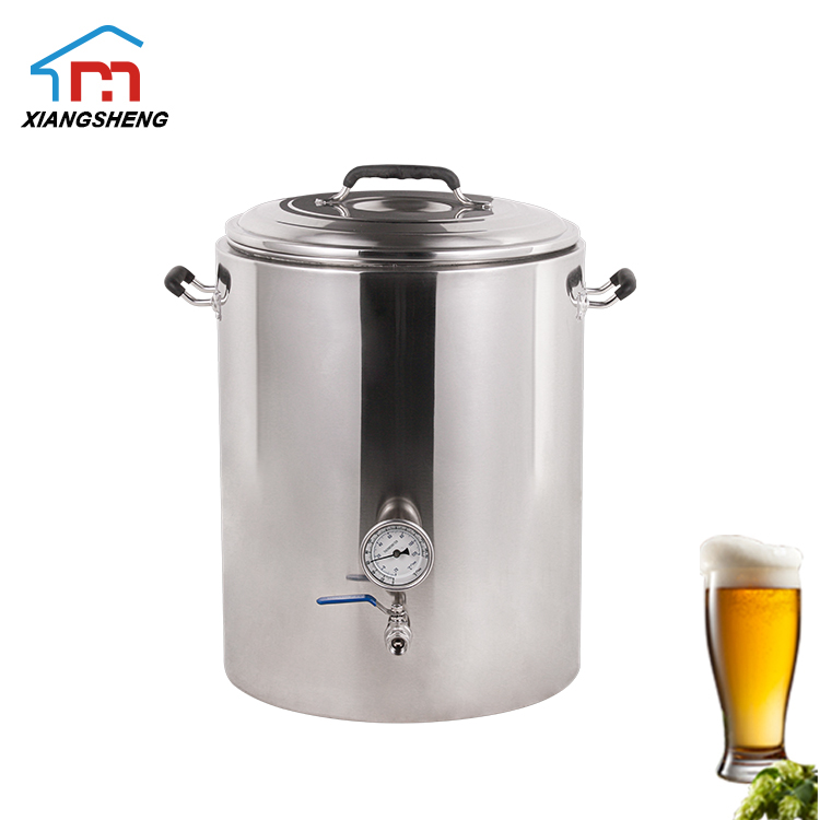 Home brew stainless steel mash tun