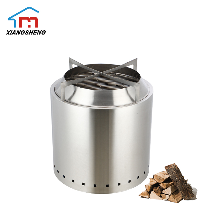 Stainless steel fire pits firewood barrel Nordic fyrfa