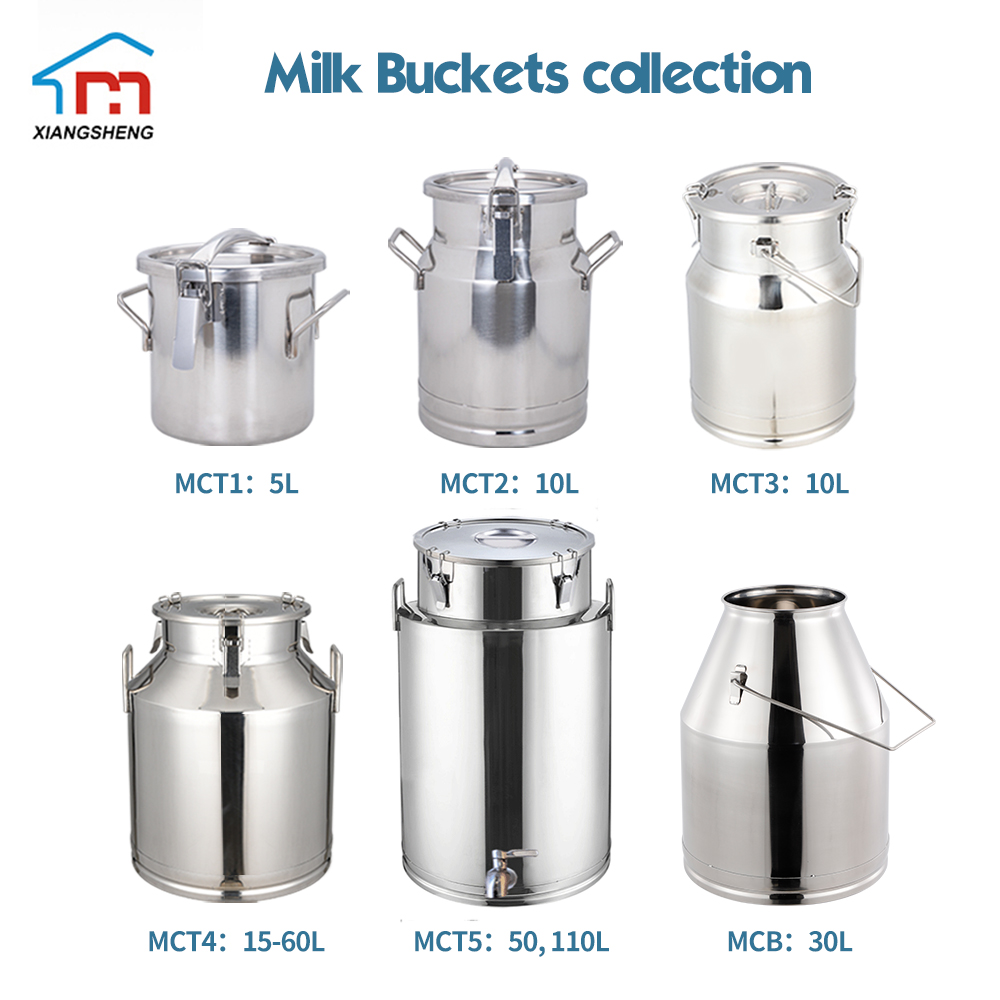 Stainless Steel Milk Buckets