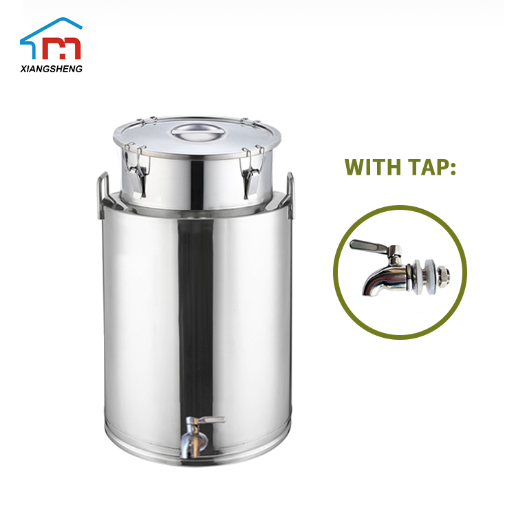 Stainless Steel Milk Barrel With Tap