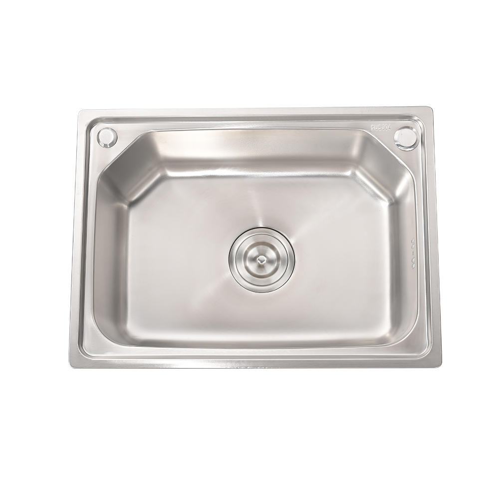 Stainless Steel Single Basin Sink 55x40x21cm