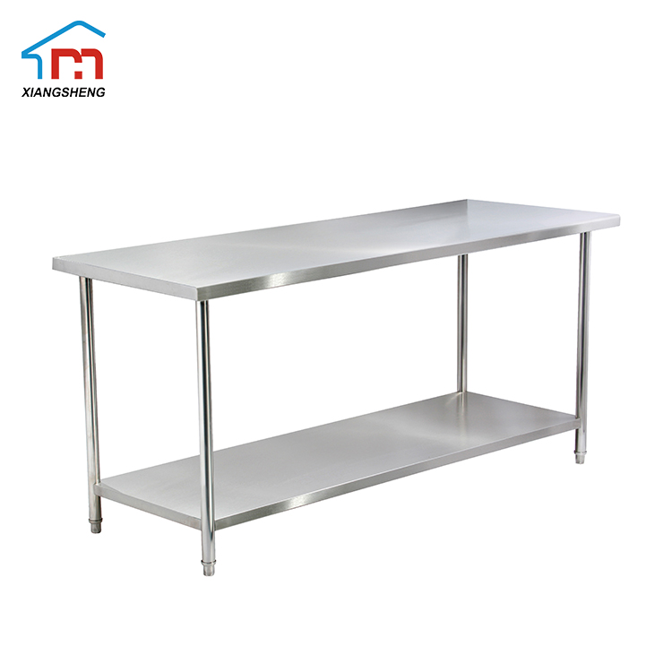 Factory Supply Stainless Steel Work Table With Under Shelf