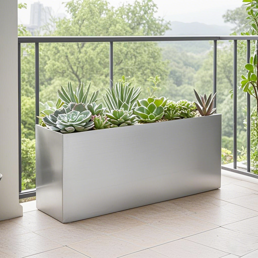 Stainless Steel Planter Box