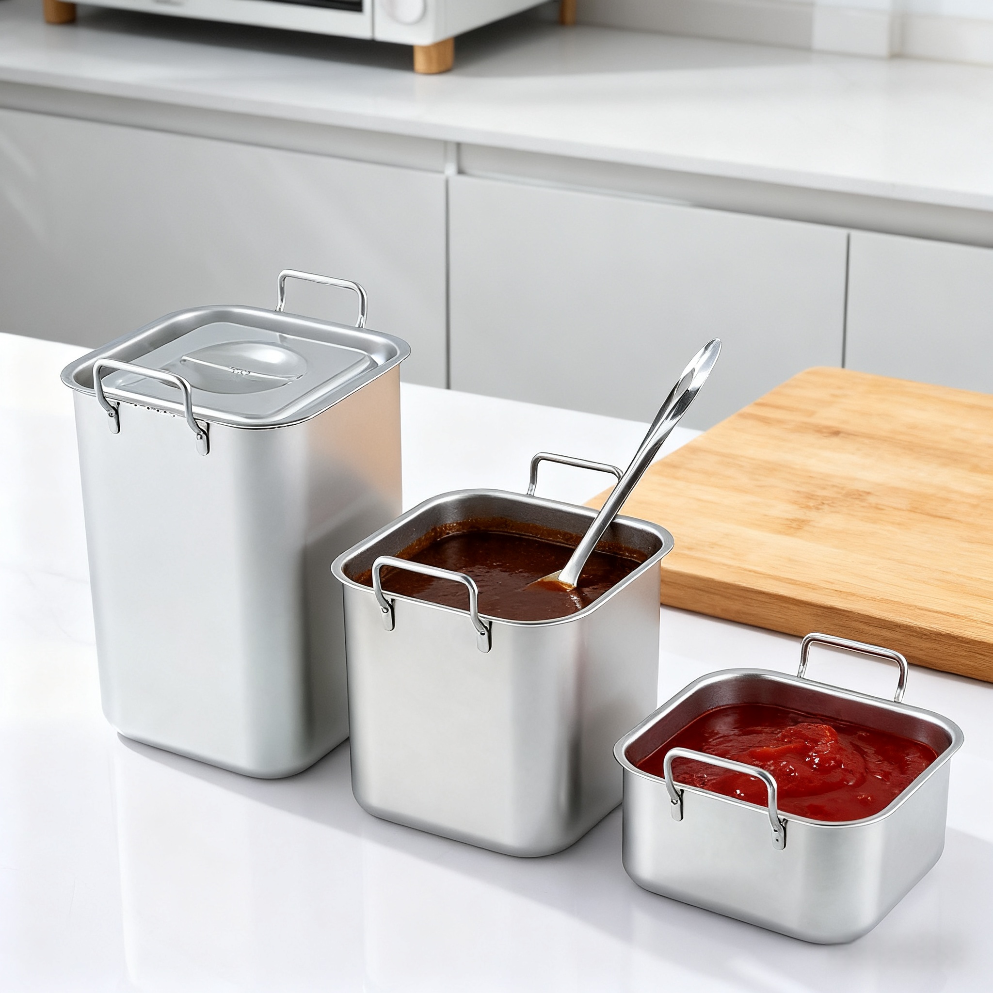 Stainless Steel Condiment Box